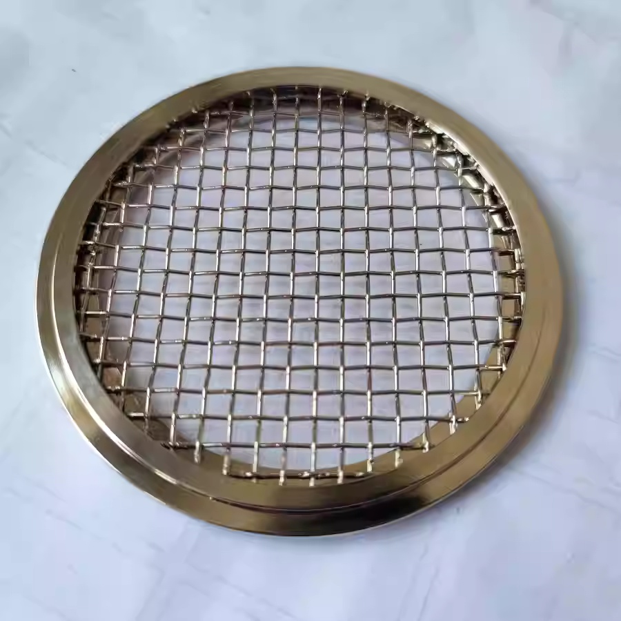 Nickel-plated filter screen center support centering ring gasket non-standard customized stainless steel corrosion-resistant sealing ring.